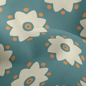 Rare Fantasy Flower Lightweight Performance Linen