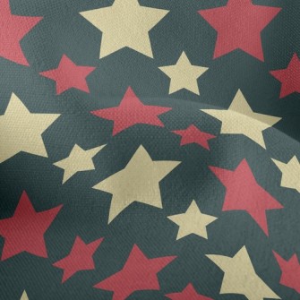 Two-Color Big And Small Stars Lightweight Performance Linen