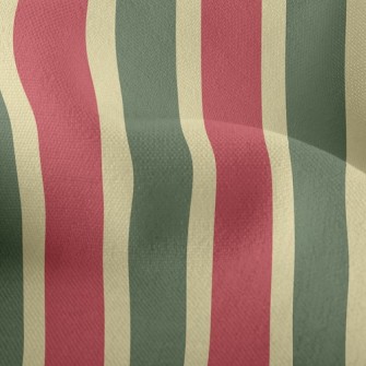 Christmas Straight Stripes Lightweight Performance Linen
