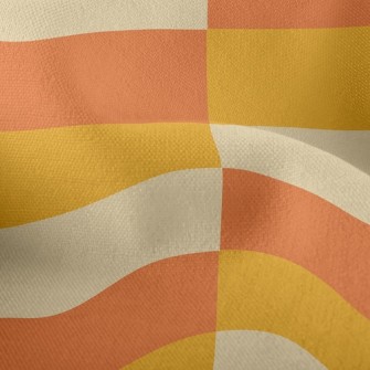Stacked Rectangular Blocks Lightweight Performance Linen