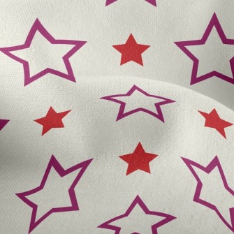 Cute Size Stars Lightweight Performance Linen