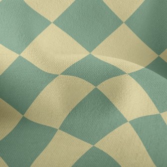 Checkerboard Rhombus Lightweight Performance Linen