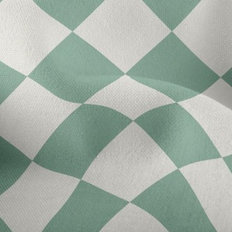 Checkerboard Rhombus Lightweight Performance Linen