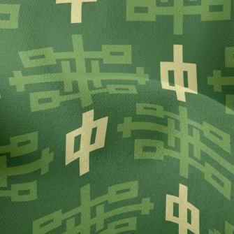 Chinese Style Totem Lightweight Performance Linen
