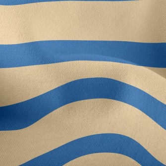 Navy Stripes Lightweight Performance Linen
