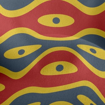 Psychedelic Waves Lightweight Performance Linen