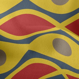 Dot Ellipse Wave Lightweight Performance Linen