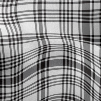 Versatile Black And White Plai Lightweight Performance Linen