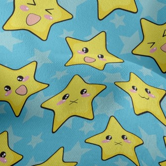 Cute Emoticon Star Lightweight Performance Linen
