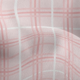 Pink Simple Lines Lightweight Performance Linen