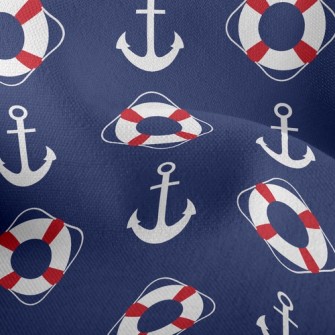 Life Buoy And Anchor Lightweight Performance Linen