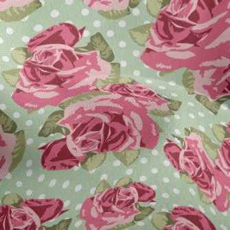 Atmospheric Rose Garden Lightweight Performance Linen