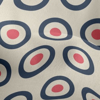 Circle Of Red Hearts Lightweight Performance Linen