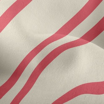 Classic Diagonal Stripes Lightweight Performance Linen