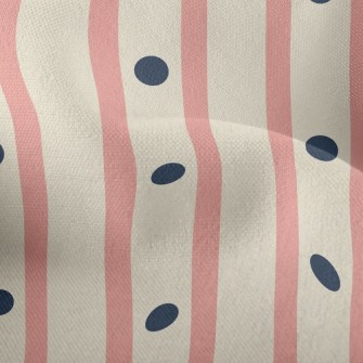 Dot Straight Stripe Lightweight Performance Linen