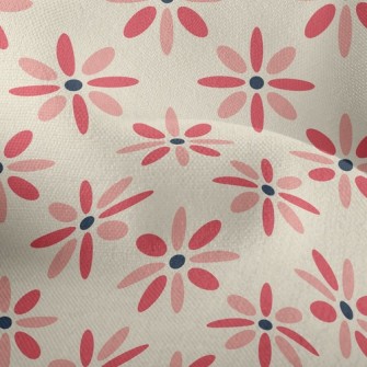 Radial Flowers Lightweight Performance Linen
