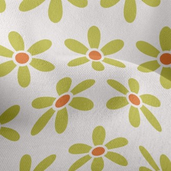Cute Flowers Lightweight Performance Linen