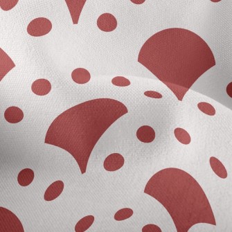 Scalloped Dots Lightweight Performance Linen