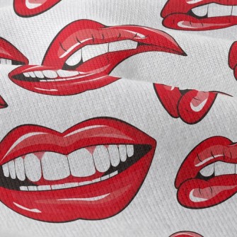 Charming Red Lips Modern Jersey