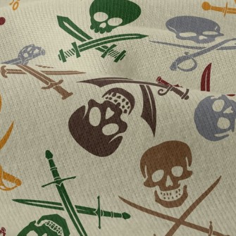 Colorful Pirate Skull Modern Jersey