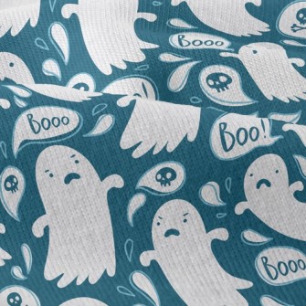 Floating Cute Ghost Modern Jersey