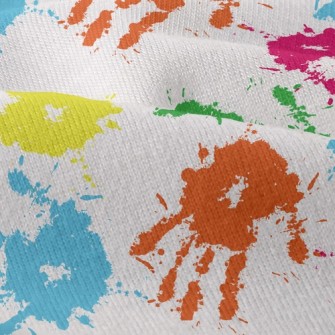 Colorful Handprints Modern Jersey