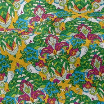 Green Flower Modern Jersey
