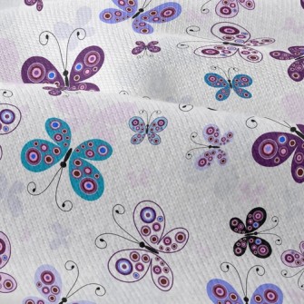 Purple Butterfly Fly Modern Jersey
