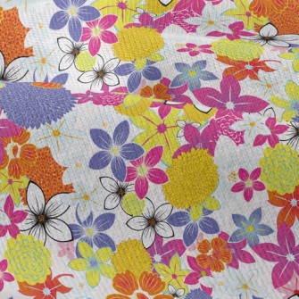 Delicate Blooming Flowers Modern Jersey
