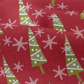 Snowflake Christmas Tree Modern Jersey