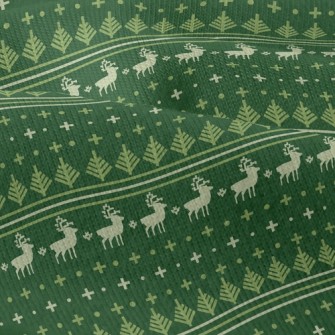 Christmas Elk Elements Modern Jersey