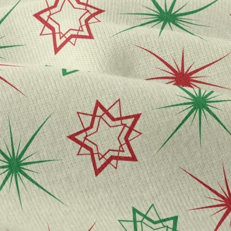 Red And Green Shining Stars Modern Jersey