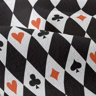 Fashion Diamond Playing Cards Modern Jersey