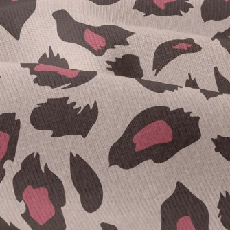 Pink Fashion Leopard Print Modern Jersey