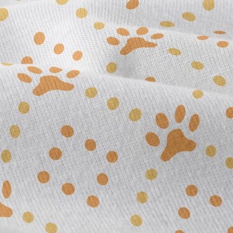 Dots And Dog Footprints Modern Jersey