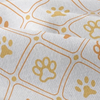 Checkered Dog Footprints Modern Jersey