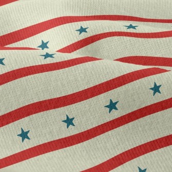 Red Stripe Star Modern Jersey