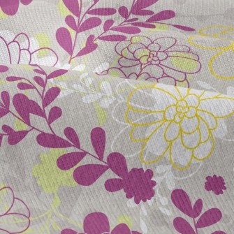 Elegant Purple Floral Modern Jersey