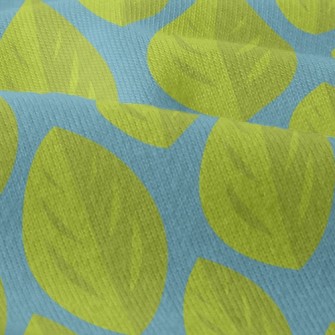 Vibrant Green Leaves Modern Jersey