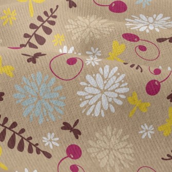 Elegant Flowers And Fruits Modern Jersey