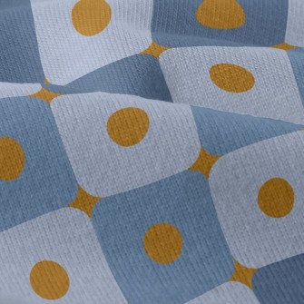 Orange Polka Dot Square Modern Jersey