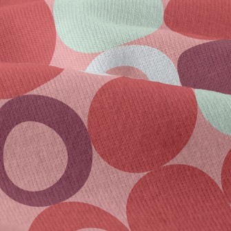 Red Fashion Dots Modern Jersey