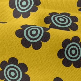 Black Spiral Sunflower Modern Jersey