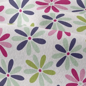 Three-Color Shades Of Floral Modern Jersey