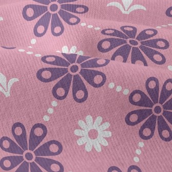 Two-Color Romantic Flower Modern Jersey