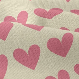 Simple Pink Heart Modern Jersey