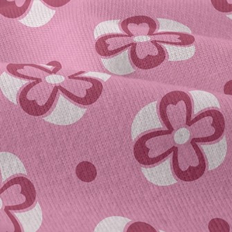 Changing Pink Flowers Modern Jersey