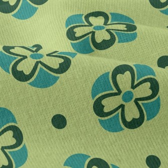 Gradient Deformation Floral Modern Jersey