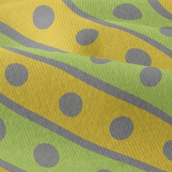 Dots Inside Diagonal Stripes Modern Jersey