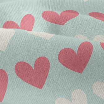 Pastel Bicolor Heart Modern Jersey